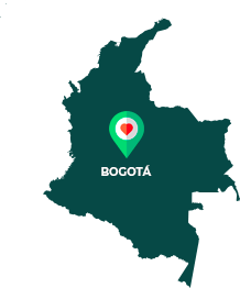 Mapa Colombia — Bogotá